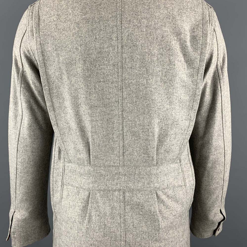 RALPH LAURENLight Grey Heather Brown Corduroy Collar Hunter Jacket - Picture 8 of 10